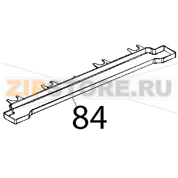 Cassetto raccogligocce Unox XVC 504 Cassetto raccogligocce Unox XVC 504Запчасть на деталировке под номером: 84