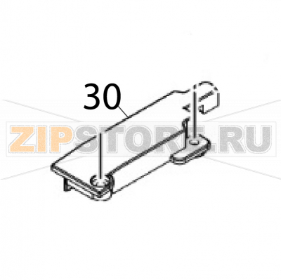 Top frame cover Sato CT408LX DT Top frame cover Sato CT408LX DTЗапчасть на деталировке под номером: 30Название запчасти на английском языке: Top frame cover Sato CT408LX DT.