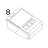 Operation panel cover ass'y Toshiba TEC B-852-TS22-QP-R
