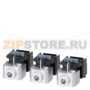 wire connector CU with control wire voltage tap-off 3 units accessory for: 3VA4/5 125 Siemens 3VA9133-0JK10 