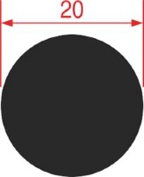 FIBERGLASS GASKET ø 20 mm - 3m