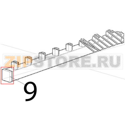 Spray cup Scotsman AC 56 Spray cup Scotsman AC 56Запчасть на деталировке под номером: 9