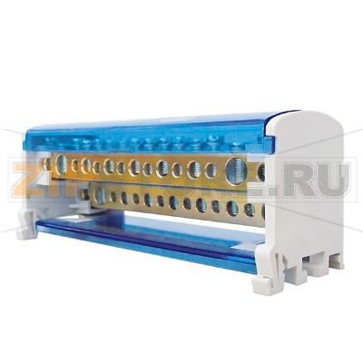 Блок модульный, распределительный, серый CHIKU RBD (80A-100A)-2P-03 