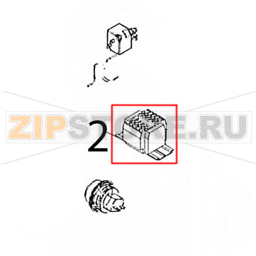 Morsettiera completa tr. su barra omega GAM MD44 Morsettiera completa tr. su barra omega GAM MD44Запчасть на деталировке под номером: 2