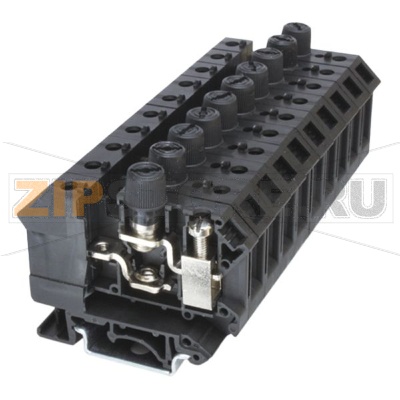 Клемма универсальная с поворотным держателем предохранителя, серая CHIKU RUK 10-DREHSI 