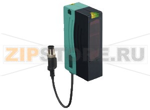 Рефлекторный датчик Retroreflective sensor RL28-55-V-3018 Pepperl+Fuchs Описание оборудованияRetroreflective sensor with polarization filter with foreground suppression