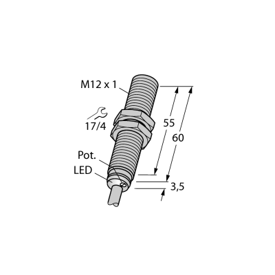 Датчик емкостный Turck BC3-M12-AP6X 