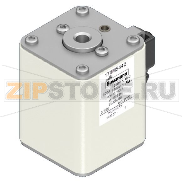Предохранитель, 400 A, AC 1250 В, 100 кА, size 2, 61x77x81 мм, aR, IEC UL Eaton FUSE 400A 1250 