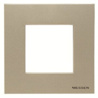 Рамка одноместная, двухмодульная, шампань ABB 2CLA227100N1901