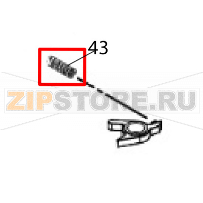 Spring gear stopper Sato CT408LX TT Spring gear stopper Sato CT408LX TTЗапчасть на деталировке под номером: 43Название запчасти на английском языке: Spring gear stopper Sato CT408LX TT.