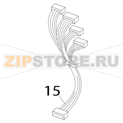 Slit sensor harness Toshiba TEC B-852-TS12-CN Slit sensor harness Toshiba TEC B-852-TS12-CNЗапчасть на деталировке под номером: 15