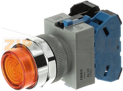 PUSH-BUTTON SWITCH AMBER 