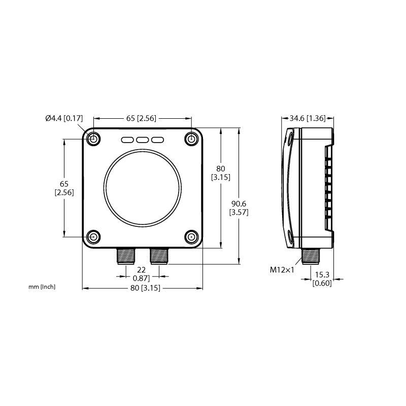 Датчик радарный Turck MR15-Q80-IOLCJ-H1141 