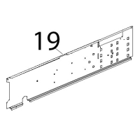 Profilo porta componenti inox Unox XBC 404