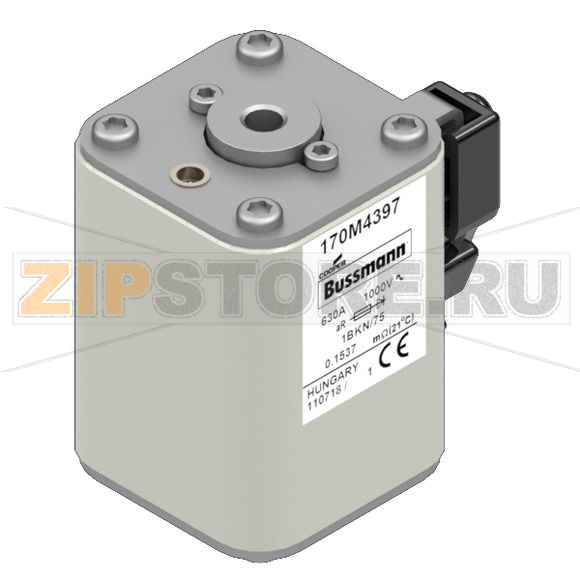 Предохранитель, 630 A, AC 1000 В, 100 кА, size 1, 53x69x74 мм, aR, IEC UL Eaton FUSE 630A 1000 
