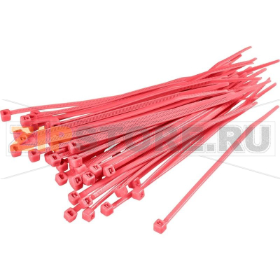 Стяжки кабельные 203 мм, красные, 100 шт TRU Components TC-CV150203 