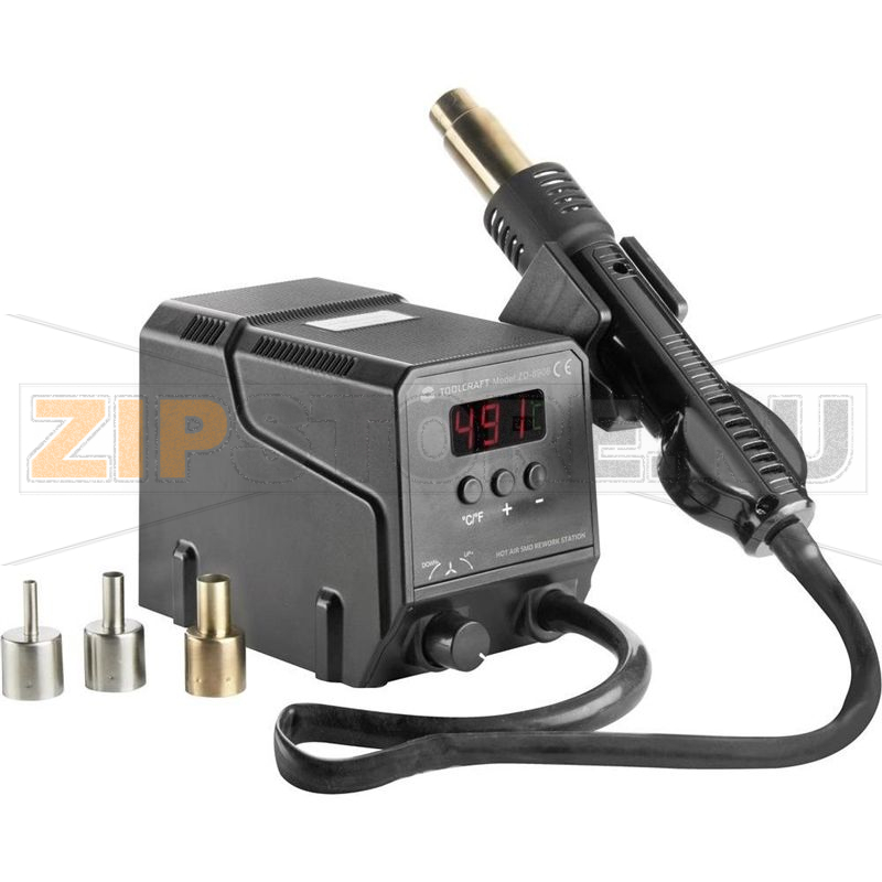Станция паяльная 300 Вт, цифровая, от +100°C до +500°C Toolcraft ZD-8908 