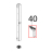 Impugnatura maniglia Unox XBC 604P