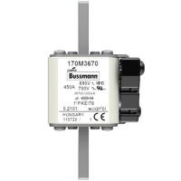 Предохранитель, 450 A, AC 690 В, 200 кА, size 1, 45x59x110 мм, aR, IEC UL Eaton FUSE 450A 690V