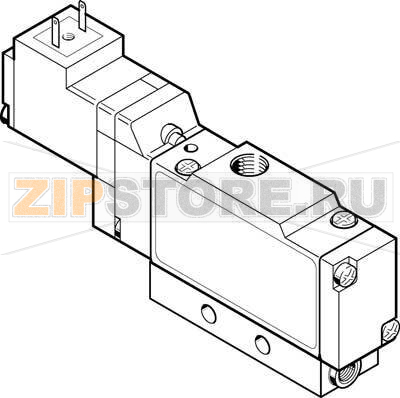 Распределитель с электроуправлением Festo MEH-3/2-1/8-B 
