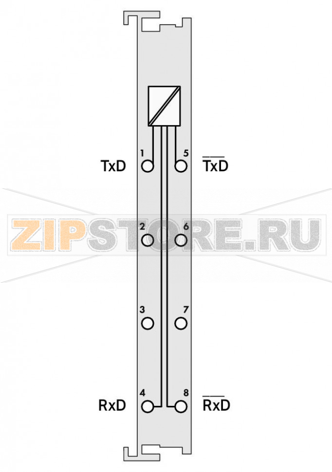 Интерфейс TTY; 9600 бод; Четн.; 8/1 бит; светло-серые Wago 750-651/000-002 