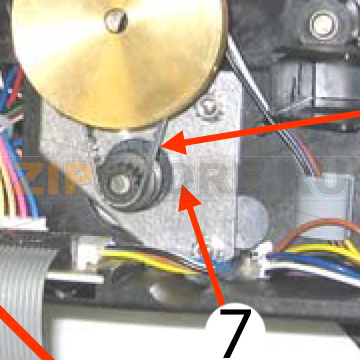 Stepper motor, cable assembly Zebra P310i Stepper motor, cable assembly Zebra P310iЗапчасть на деталировке под номером: 7
