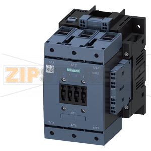 КОНТАКТОР 55КВТ/400V/AC-3, AC/DC-НОМИНАЛЬНОЕ ПИТАЮЩЕЕ НАПРЯЖЕНИЕ УПРАВЛЕНИЯ UC 96-127V ВСПОМОГАТЕЛЬНЫЕ КОНТАКТЫ 2НО+2НЗ, ТИПОРАЗМЕР S6 РАМОЧНЫЕ КЛЕММЫ ПРИВОД: ЭЛЕКТРОННЫЙ ПЛК-ИНТЕРФЕЙС DC24V ПРУЖИННЫЕ КЛЕММЫ (CAGE CLAMP) Siemens 3RT1054-3NF36 
