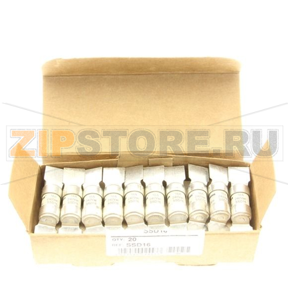 Предохранитель, 16 A, AC 240 В, 33 кА, BS88/E1, 12x47 мм, gL/gG, BS Eaton 16A 240V AC INDUSTRIAL 