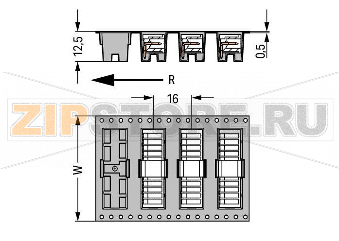 MCS MICRO Вилка под пайку THR; 0.8 x 0.8 mm solder pin; угловые; 100% защита от неправильного подсоединения; упаковка в ленте на бобине; Шаг контактов 2,5 мм; 6-пол.; черные Wago 733-366/105-604/997-406 Вилки для пайки оплавлением припоя для поверхностного монтажаДоступны в ленте на бобине для автоматической сборкиОптимальная теплопроницаемость благодаря дизайну корпуса контакта обеспечивает более низкие температуры пайки100% защита от неправильного подсоединенияВозможны варианты кодировки...