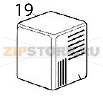 Coperchio pompa Scotsman MV 600 Coperchio pompa Scotsman MV 600Запчасть на деталировке под номером: 19