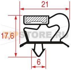 УПЛОТНИТЕЛЬ ВСТАВНОЙ 420Х320 ММ 