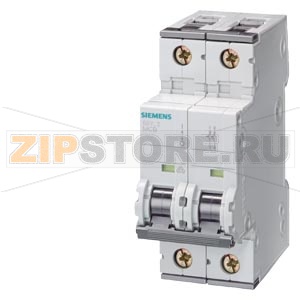 АВТОМАТИЧЕСКИЙ ВЫКЛЮЧАТЕЛЬ 400V 10KA, 2-ПОЛ., C, 1A ДЛЯ Ж/Д ПРИМЕНЕНИЙ Siemens 5SY4201-7KK11 