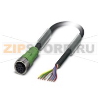 Кабель для датчика / исполнительного элемента Phoenix Contact SAC-8P-15,0-PUR/M12FS