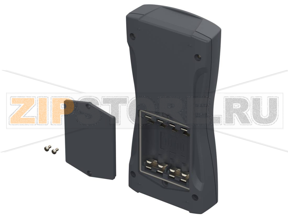 Корпус ручной с отсеком для 4 батареек типа АА, 209.3x98x34.8 мм, IP 40 (IP 65) Bopla BS 803 F-7024 