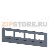 SIVACON, base, with cutouts for flanges, IPXX, T: 500 mm, W: 1200 mm, zinc-plated Siemens 8MF1025-2UB52-0