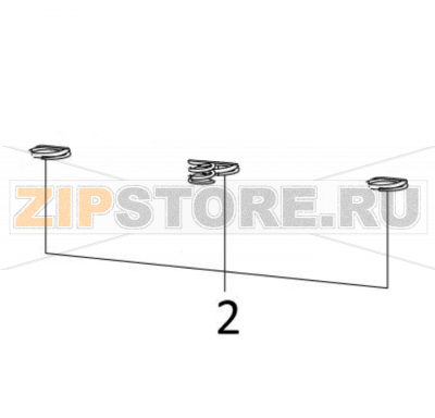 TPH Spring TSC ML340 TPH Spring TSC ML340Запчасть на деталировке под номером: 2
