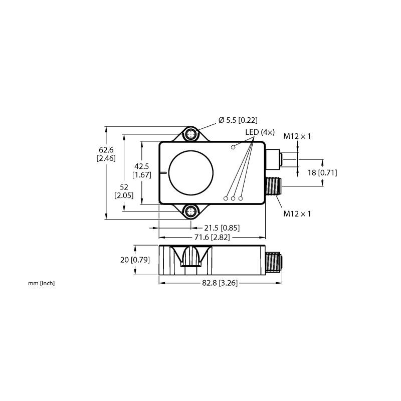 Инклинометр Turck B1N360V-QR20-CNX4-2H1150 