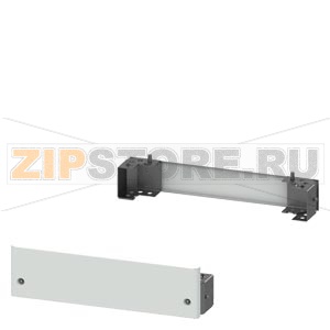 SIVACON, Base, for cabinets with front door H: 100 mm, W: 600 mm, RAL 7035, 4 feet and 2 masking frames Siemens 8MF1060-2CS 