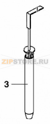 33D2880 - Rodded overflow h=430 Angelo Po C165D 