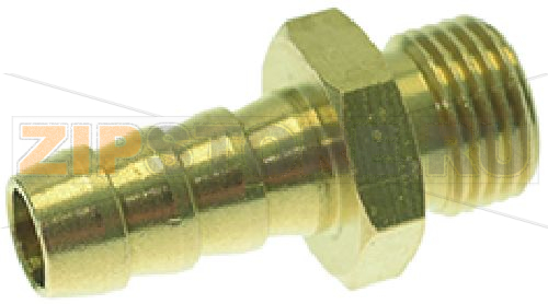ШТУЦЕР Ø 1/8"M ДЛЯ ТРУБКИ Ø 7 MM 