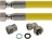 ГАЗОВЫЙ ШЛАНГ TUBOGAZ Ø 1/2"MF 1000 ММ