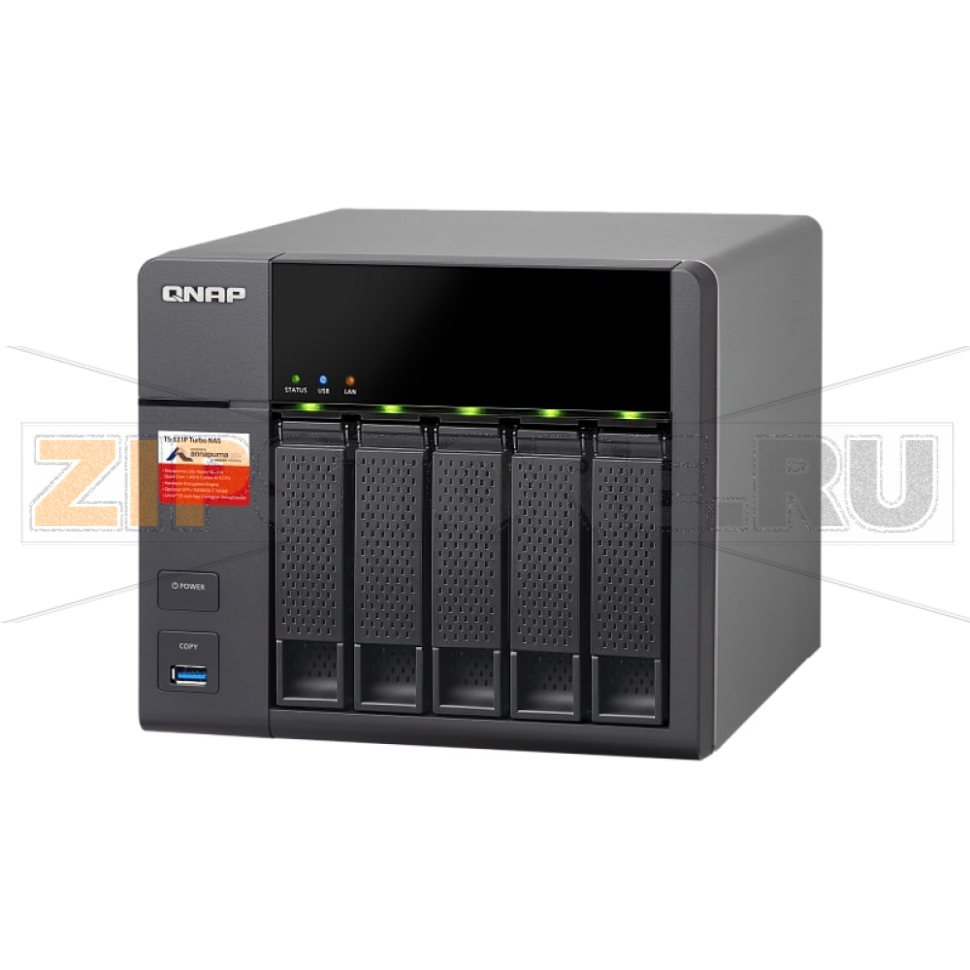 Накопитель сетевой QNAP TS-531P 