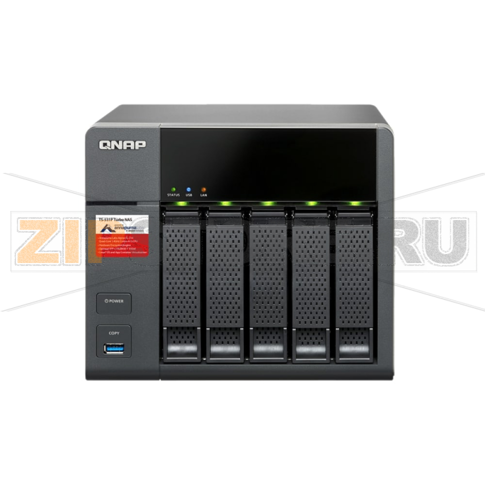 Накопитель сетевой QNAP TS-531P 