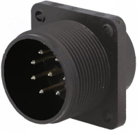 Разъем круглый 10 А, 50 В, IP67, 8 контактов Hirschmann CM 02 E 20-7 P