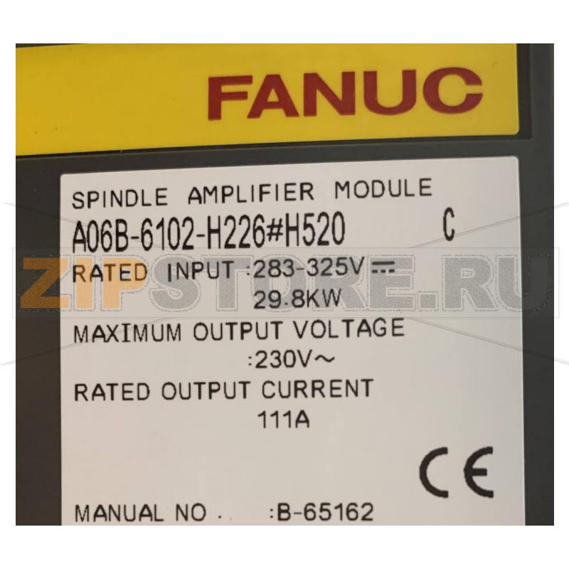 Модуль усилителя шпинделя Fanuc A06B-6102-H226#H520 