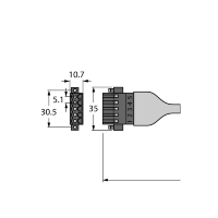 Кабель Turck CBC5 5723-0.5M