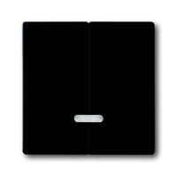 Клавиша для двухканального светорегулятора, чёрный бархат ABB 2CKA006599A2969