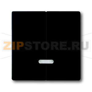 Клавиша для двухканального светорегулятора, чёрный бархат ABB 2CKA006599A2969 