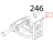 Parac. carrello D.25x25-M6x17 parab. Sirman Palladio 350