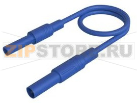 Провод тестовый 2 м, синий Hirschmann MAL S GG-B 200/2,5 BLUE 